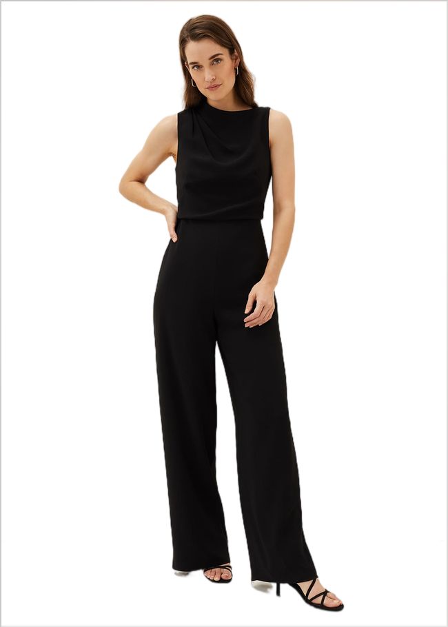  Jovie Wide Leg Jumpsuit Black 240733050